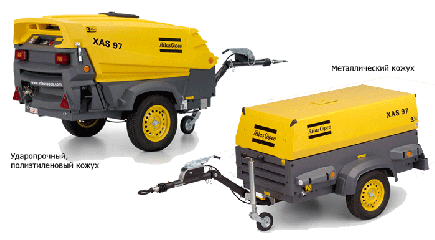 Аtlas Copco XAS 97DdG 230V / 400V 12kVA